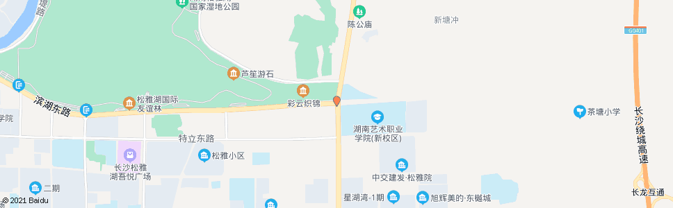 长沙黄兴大道滨湖路口_公交站地图_长沙公交_妙搜公交查询2024