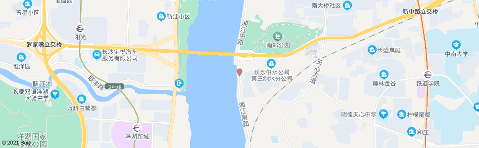 长沙猴子石大桥东_公交站地图_长沙公交_妙搜公交查询2024