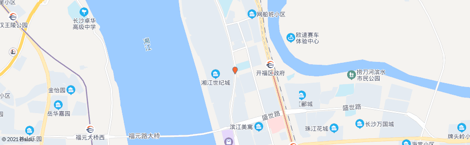 长沙江湾路_公交站地图_长沙公交_妙搜公交查询2024