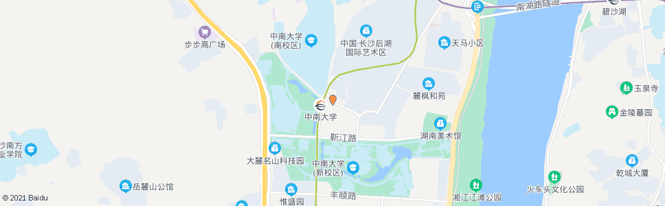 长沙后湖小区北_公交站地图_长沙公交_妙搜公交查询2024