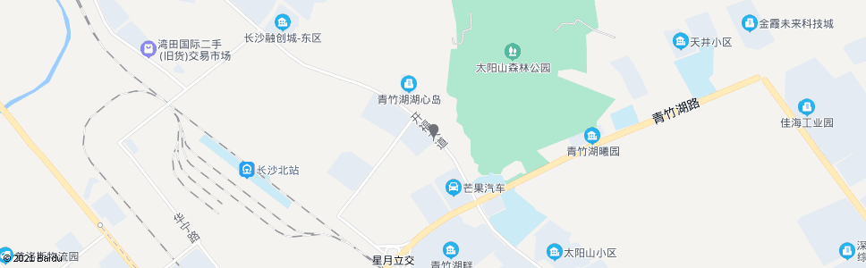 长沙青竹湖森林公园西_公交站地图_长沙公交_妙搜公交查询2024