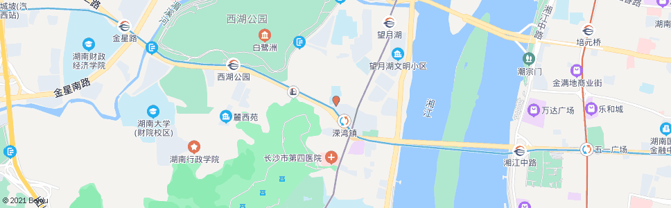 长沙高叶塘(溁湾路)_公交站地图_长沙公交_妙搜公交查询2024