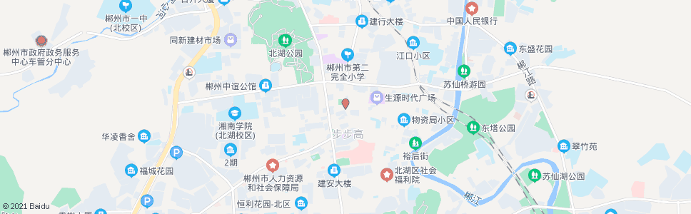 郴州市农业银行_公交站地图_郴州公交_妙搜公交查询2024