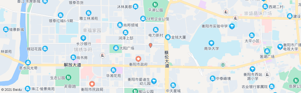 衡阳花鸟市场_公交站地图_衡阳公交_妙搜公交查询2024