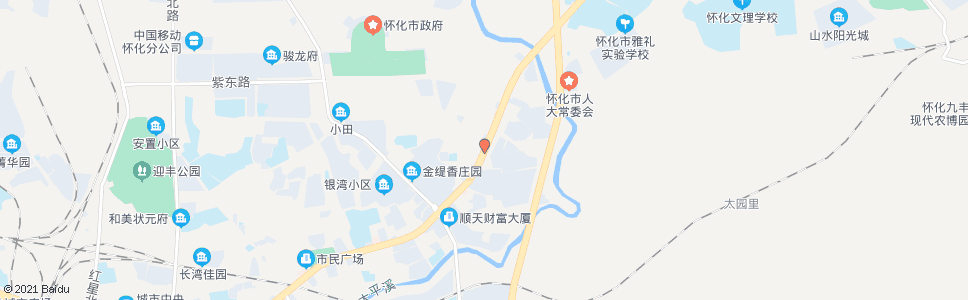 怀化七公司_公交站地图_怀化公交_妙搜公交查询2024