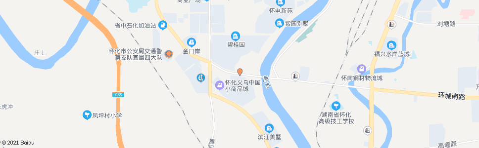 怀化舞水桥头_公交站地图_怀化公交_妙搜公交查询2024