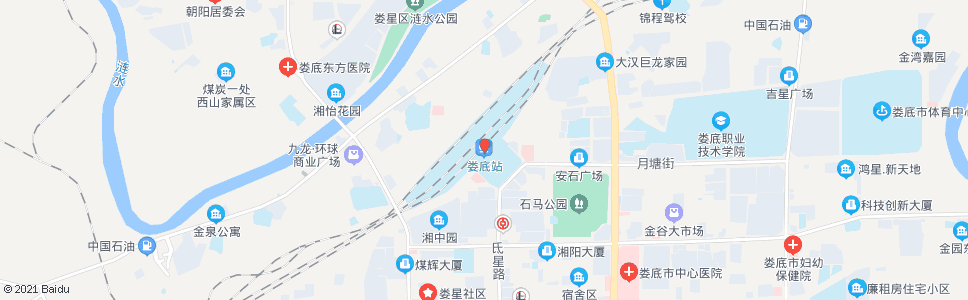 娄底火车东站路口_公交站地图_娄底公交_妙搜公交查询2024