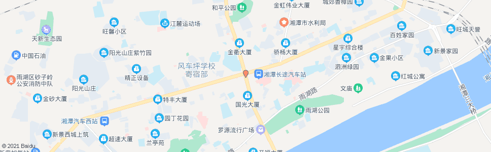 湘潭韶山中路_公交站地图_湘潭公交_妙搜公交查询2024