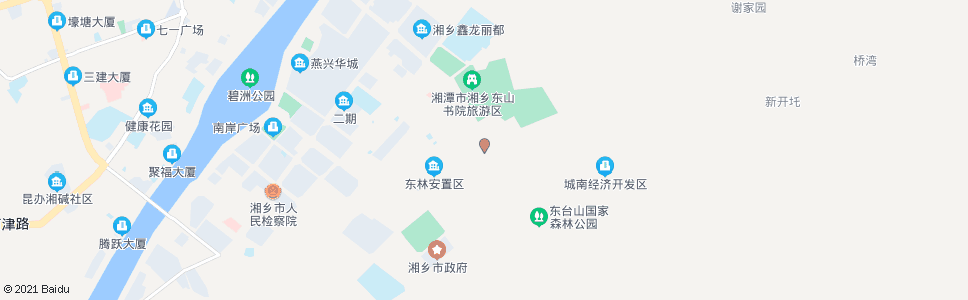 湘潭东台山森林公园_公交站地图_湘潭公交_妙搜公交查询2024