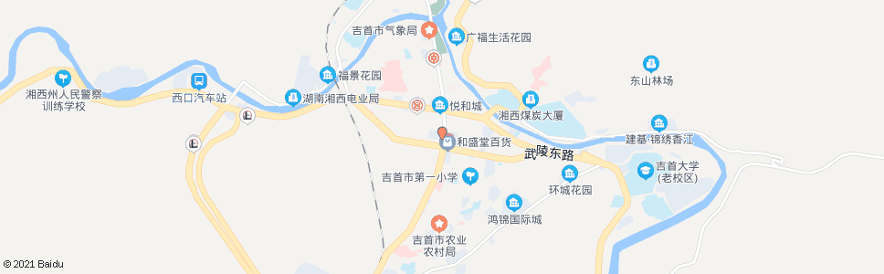 湘西市政府大楼_公交站地图_湘西公交_妙搜公交查询2025