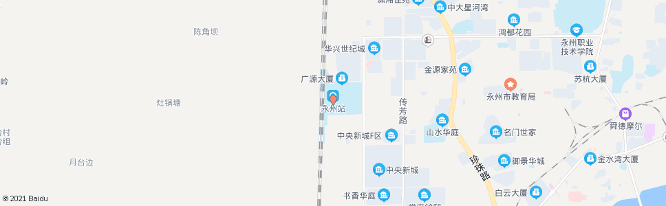 永州萍洲开发区大门_公交站地图_永州公交_妙搜公交查询2024