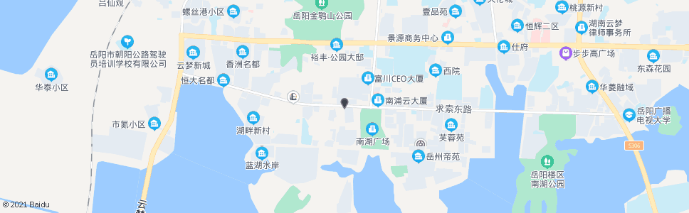 岳阳南湖广场(金凤凰艺校)_公交站地图_岳阳公交_妙搜公交查询2024