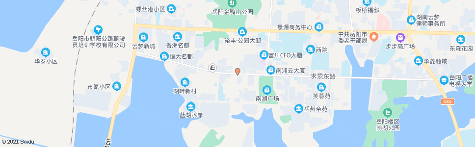 岳阳市康复医院分院_公交站地图_岳阳公交_妙搜公交查询2024