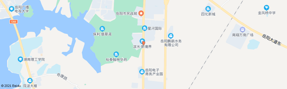 岳阳滨水新境界_公交站地图_岳阳公交_妙搜公交查询2024