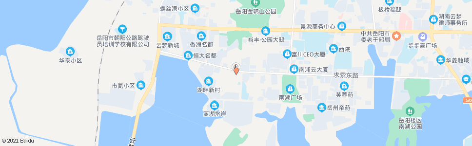 岳阳一桥西路民政局_公交站地图_岳阳公交_妙搜公交查询2024