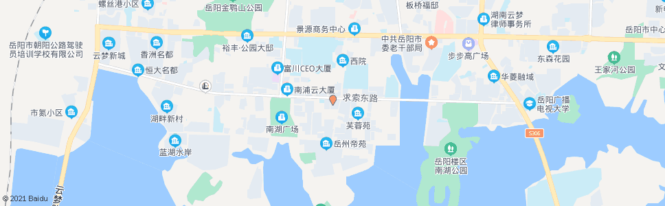 岳阳交警支队_公交站地图_岳阳公交_妙搜公交查询2024