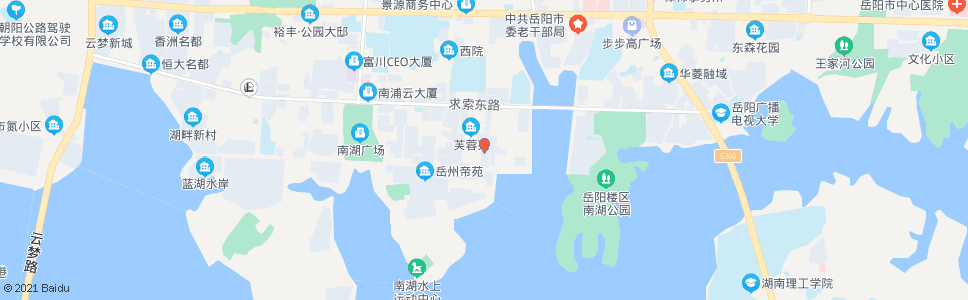 岳阳银苑小区_公交站地图_岳阳公交_妙搜公交查询2024