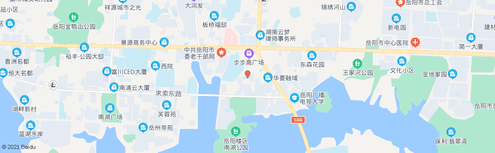 岳阳蓓蕾幼儿园_公交站地图_岳阳公交_妙搜公交查询2024