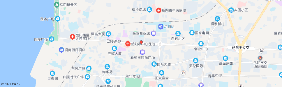 岳阳长城市场_公交站地图_岳阳公交_妙搜公交查询2024