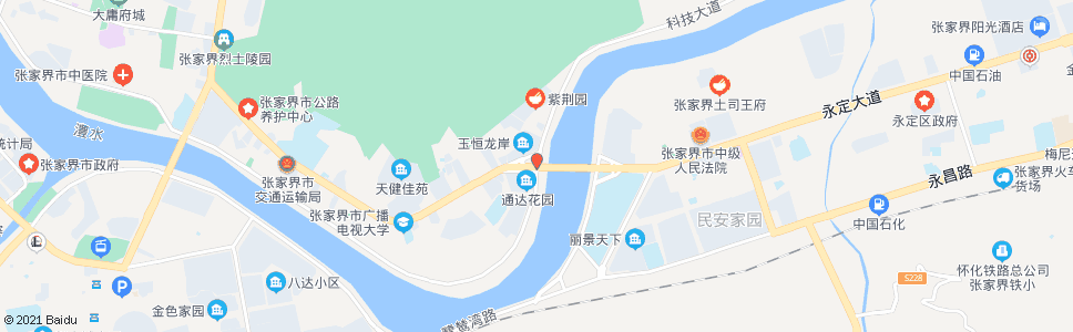 张家界张清公路大桥_公交站地图_张家界公交_妙搜公交查询2024