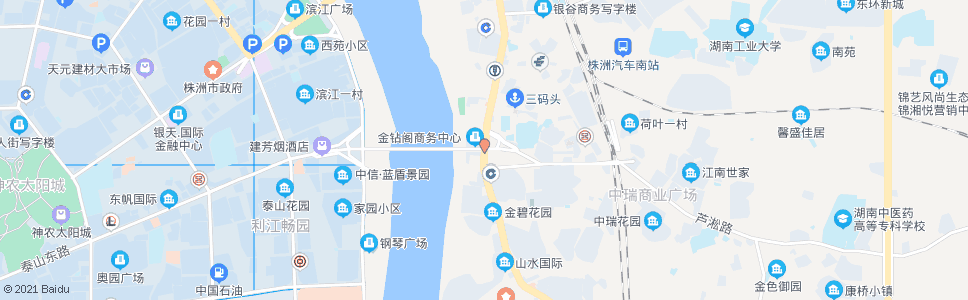 株洲天元路东_公交站地图_株洲公交_妙搜公交查询2024