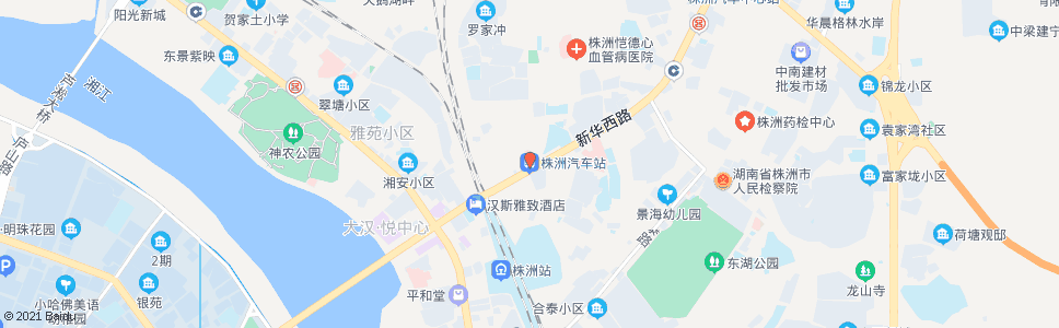 株洲新汽车站_公交站地图_株洲公交_妙搜公交查询2024
