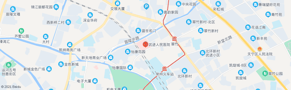 常州武进医院(永宁路)_公交站地图_常州公交_妙搜公交查询2025