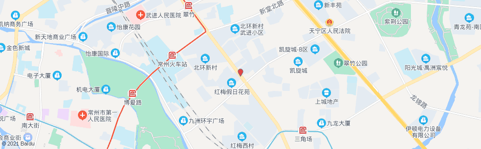 常州竹林路飞龙路_公交站地图_常州公交_妙搜公交查询2025