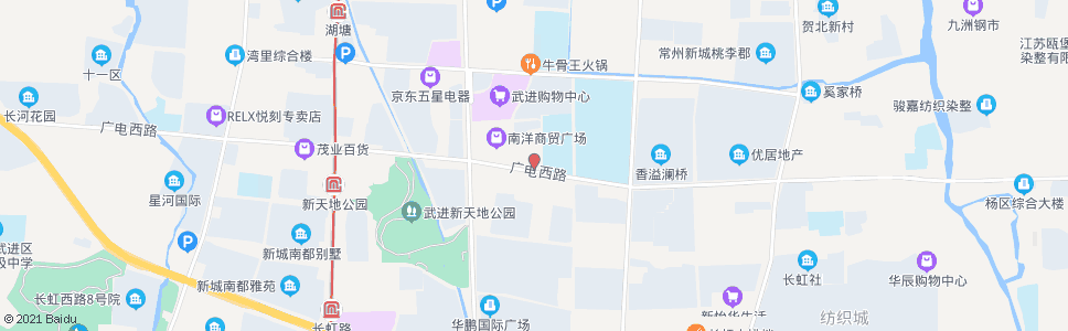 常州皮革城路桥南洋广场_公交站地图_常州公交_妙搜公交查询2025