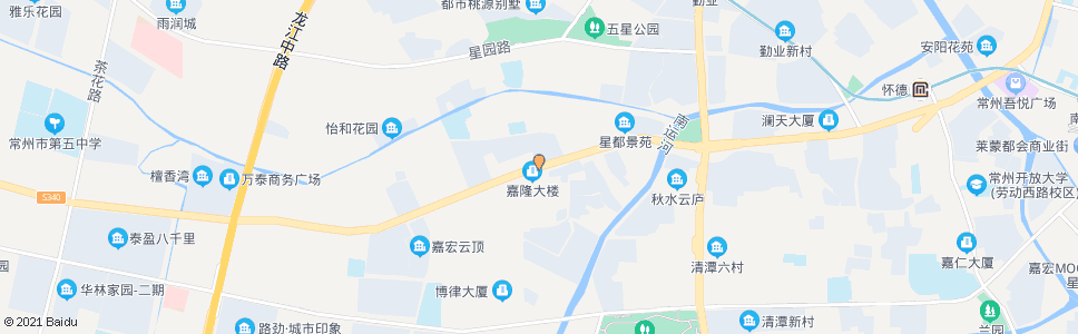 常州花园新村_公交站地图_常州公交_妙搜公交查询2025