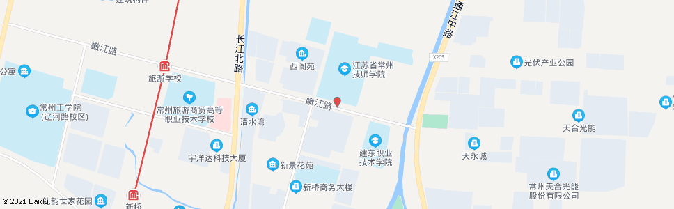 常州江苏常州技师学院南门_公交站地图_常州公交_妙搜公交查询2025