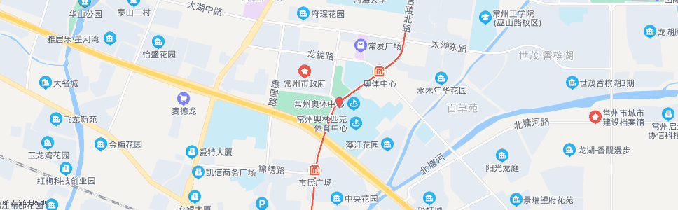 常州常州市民广场(国际会展中心)_公交站地图_常州公交_妙搜公交查询2025