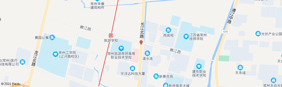 常州嫩江路长江路_公交站地图_常州公交_妙搜公交查询2025