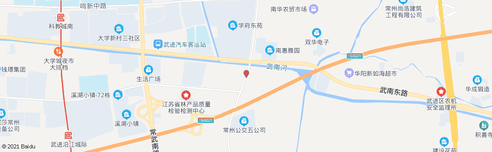 常州丽华路武南路(九华中桥南)_公交站地图_常州公交_妙搜公交查询2025