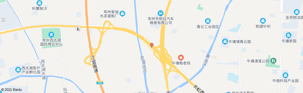 常州长虹路龙江路_公交站地图_常州公交_妙搜公交查询2025