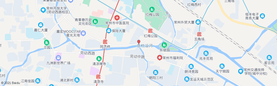 常州桃园新村_公交站地图_常州公交_妙搜公交查询2025