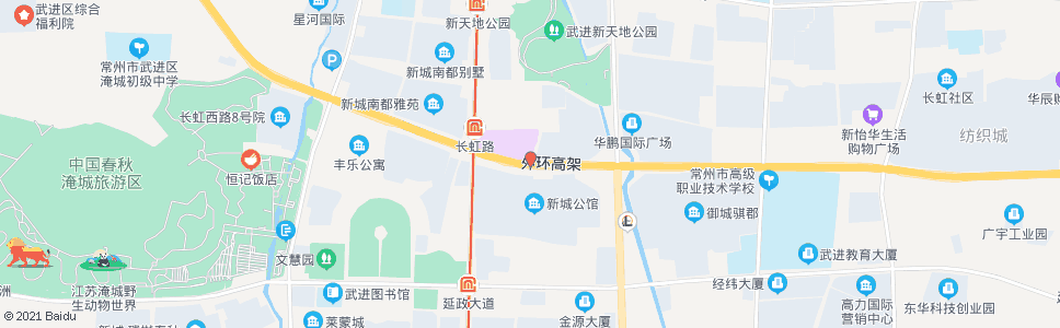 常州长虹路梅园路_公交站地图_常州公交_妙搜公交查询2025