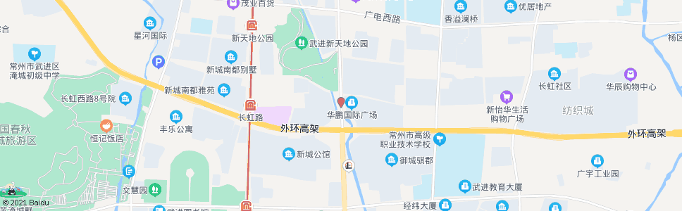 常州和平路虹北路(武进交通局)_公交站地图_常州公交_妙搜公交查询2025