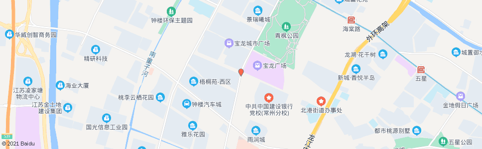 常州梧桐路茶花路(梧桐路玫瑰路)_公交站地图_常州公交_妙搜公交查询2025