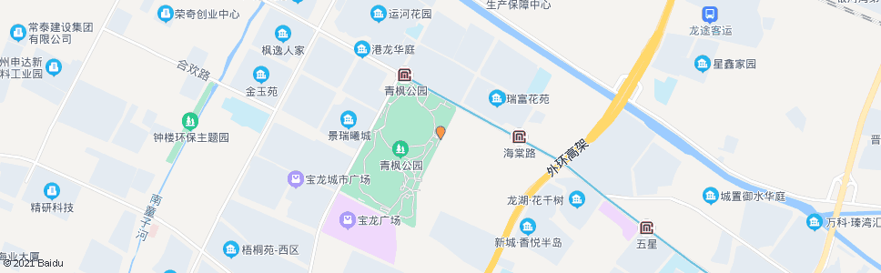 常州童子河西路星港路(北港派出所)_公交站地图_常州公交_妙搜公交查询2025