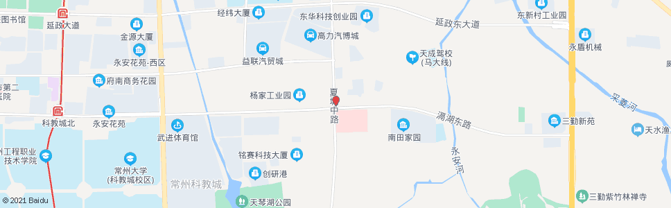 常州丽华路滆湖路(武进医院南院)_公交站地图_常州公交_妙搜公交查询2025