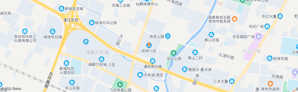 常州太湖路华山路(前桥小区北)_公交站地图_常州公交_妙搜公交查询2025