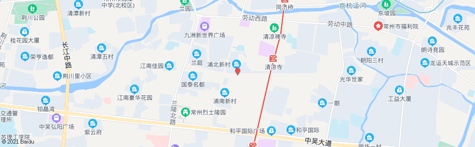 常州浦北新村_公交站地图_常州公交_妙搜公交查询2025