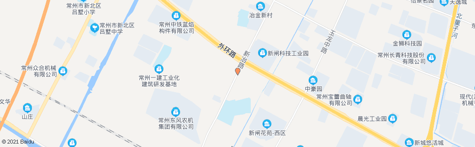 常州河海西路(新冶路)_公交站地图_常州公交_妙搜公交查询2025