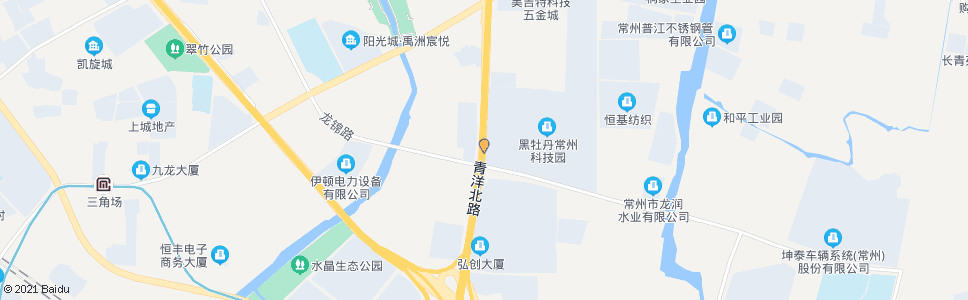 常州青洋路龙锦路(黑牡丹集团)_公交站地图_常州公交_妙搜公交查询2025