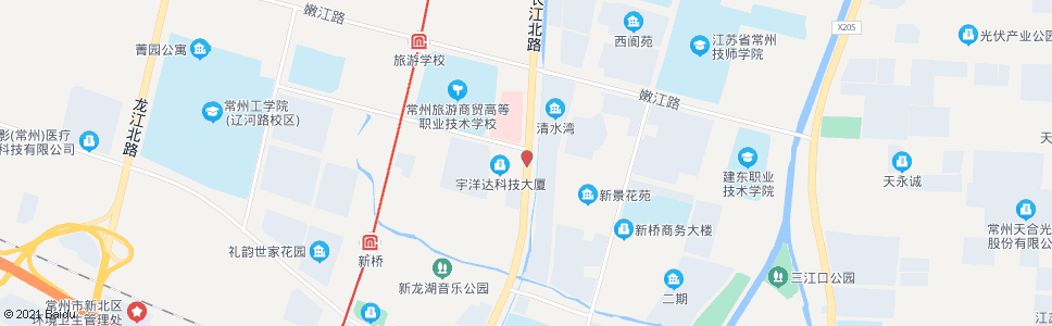 常州长江路红河路_公交站地图_常州公交_妙搜公交查询2025