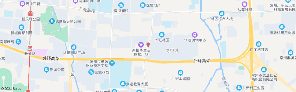 常州丽华路虹北路(新时代家俱广场)_公交站地图_常州公交_妙搜公交查询2025