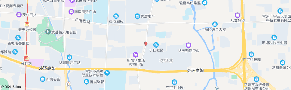 常州长虹村_公交站地图_常州公交_妙搜公交查询2025