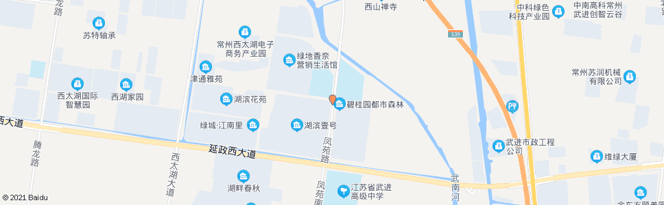 常州凤苑路稻香路_公交站地图_常州公交_妙搜公交查询2025