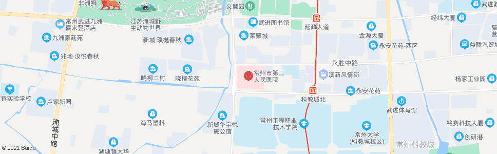 常州府南路滆湖路(阳湖医院)_公交站地图_常州公交_妙搜公交查询2025